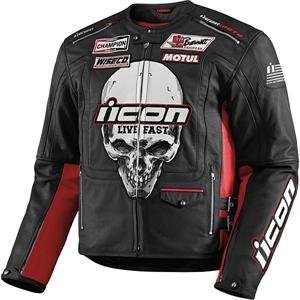  Icon Victory Death or Glory Motorcycle Jacket   Slayer 
