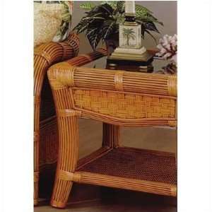   Sea Rattan 6943 6900 Shelter Island End Table Finish Antique Baby