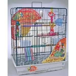 com Cage Connection® Complete Bird Cage Accessory & Play Kit   Large 